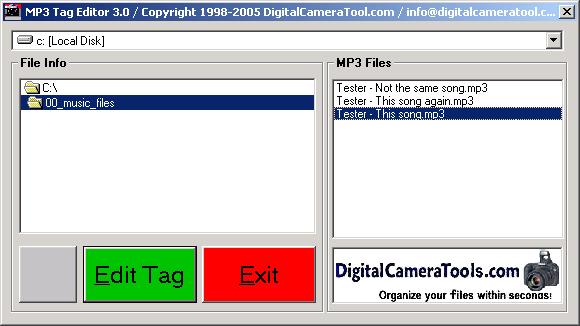 MP3 Tag Editor 3.0 full Windows 7 MP3 Tag Editor 3.0 full
