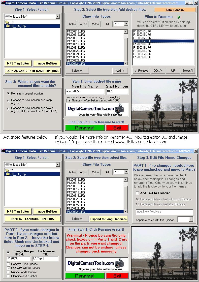 Photo - File - MP3 Renamer Pro Screen shot